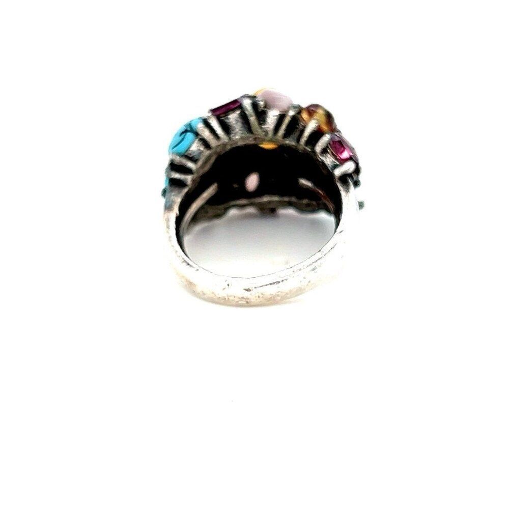 Multicolor Stones Ring - Picture 5 of 7